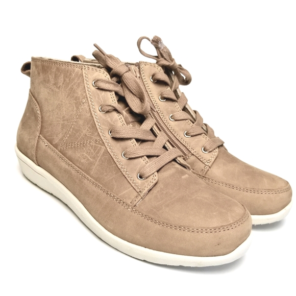 Vionic Shoes | Vionic Shawna Leather Weather Resistant Sneakers | Poshmark